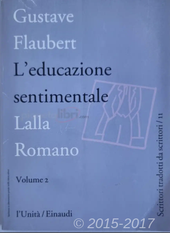 Copertina di L'educazione sentimentale 